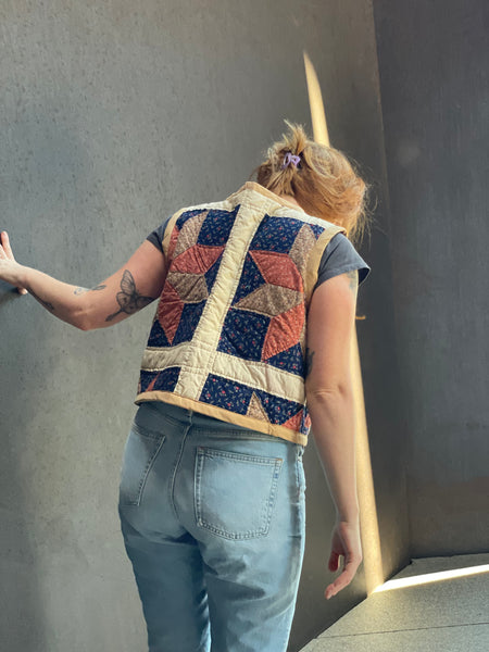 Cabin Quilt Vest SM