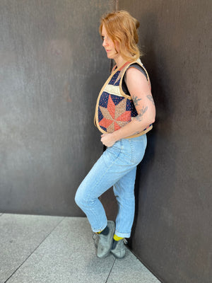 Cabin Quilt Vest SM