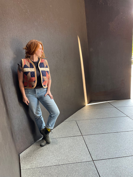 Cabin Quilt Vest SM