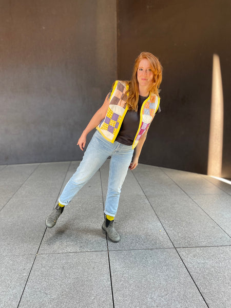 Lemon Quilt Vest