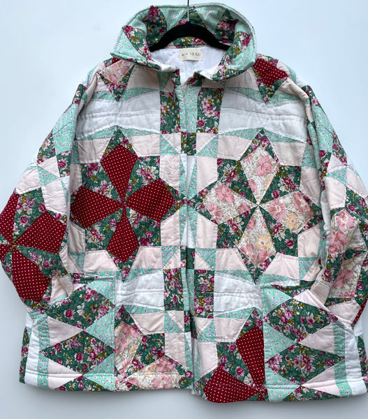 Tea Party Quilt Jacket 1-2XL