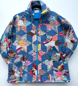 Scrap Book Quilt Jacket L/XL