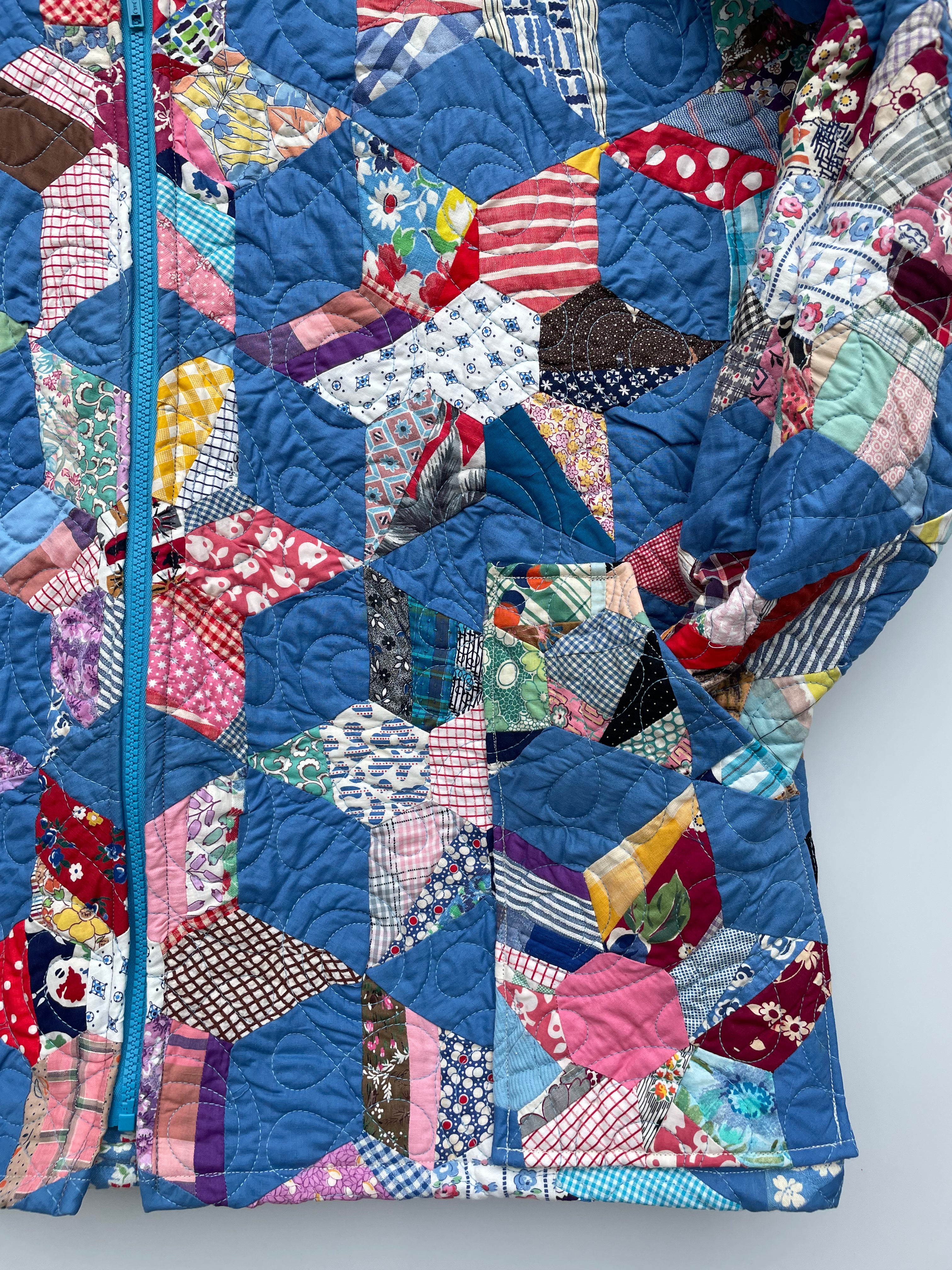 Scrap Book Quilt Jacket L/XL